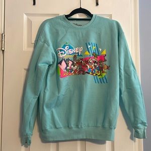 Light blue retro Disney cartoon sweatshirt